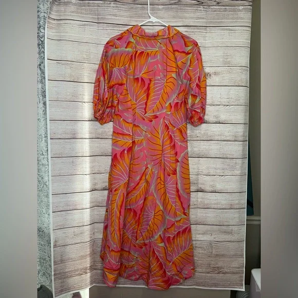 FARM RIO Bright Forest Midi Dress Size XS NWT - Picture 4 of 7